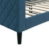 vidaXL Sof&aacute; cama sin colch&oacute;n terciopelo azul 80x200 cm