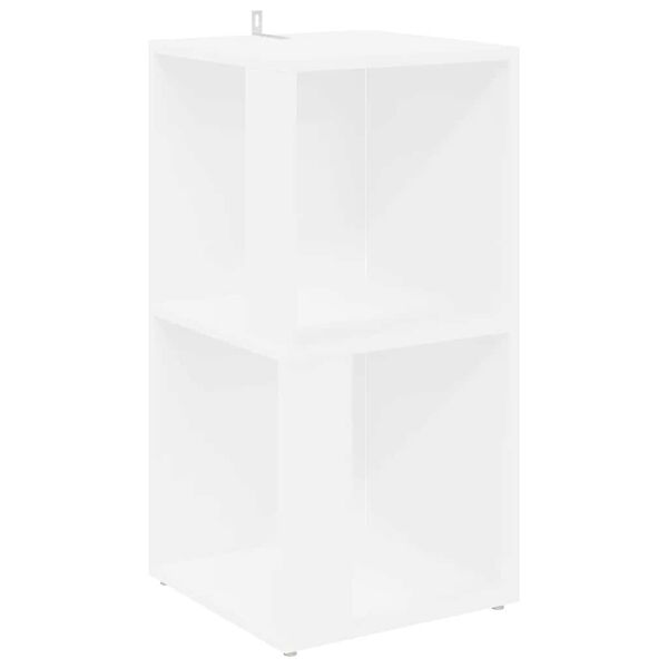 vidaXL Armario esquinero madera contrachapada blanco 33x33x67cm