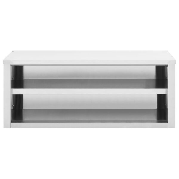 vidaXL Armario de pared para cocina acero inoxidable 120x40x50 cm