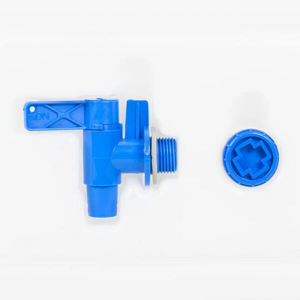 vidaXL Garrafa de agua con grifo y dispensador de jab&oacute;n pl&aacute;stico 20 l