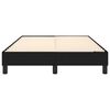 vidaXL Estructura de cama con somier tela negro 120x200 cm
