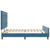 vidaXL Cama tipo Box Spring Azul Oscuro 180 x 200 cm Terciopelo