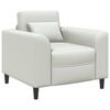 vidaXL Sill&oacute;n Blanco Cuero sint&eacute;tico