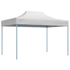 vidaXL Carpa plegable profesional acero blanco 280x410x315 cm