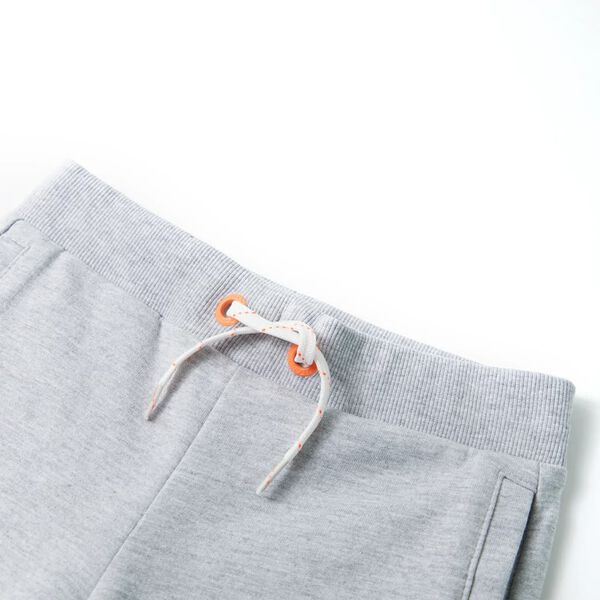 Pantal&oacute;n corto infantil con cord&oacute;n gris 104