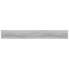 vidaXL Estantes pared 4 uds madera ingenier&iacute;a gris Sonoma 80x10x1,5 cm