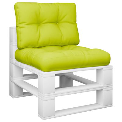 vidaXL Cojines para sofá de palets 2 piezas verde brillante