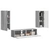 vidaXL Conjunto de mueble de TV 2 pcs Gris Sonoma Madera de ingenier&iacute;a