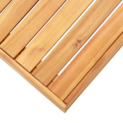 vidaXL Mesa seccional 1 pieza madera maciza de acacia