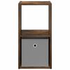 vidaXL Mesita de Noche con caj&oacute;n Roble ahumado 30,5 x 27 x 59,5 cm