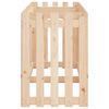 vidaXL Arriate elevado jard&iacute;n con valla madera maciza pino 200x50x70cm