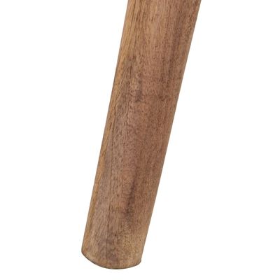 vidaXL Mesa tocador con espejo madera maciza de mango 112x45x76 cm