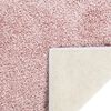 vidaXL Alfombra de pelo suave antideslizante rosa 57x150 cm