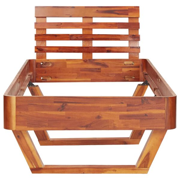 vidaXL Estructura de cama madera maciza de acacia 90x200 cm
