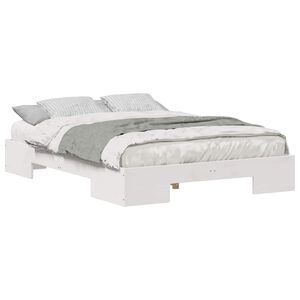 vidaXL Estructura de cama Blanco 140 x 190 cm