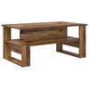 vidaXL Mesa de Caf&eacute; Madera vieja 90 x 50 x 40 cm Madera de ingenier&iacute;a