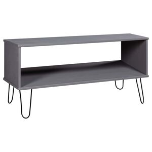 vidaXL Mesa de centro New York madera maciza pino gris