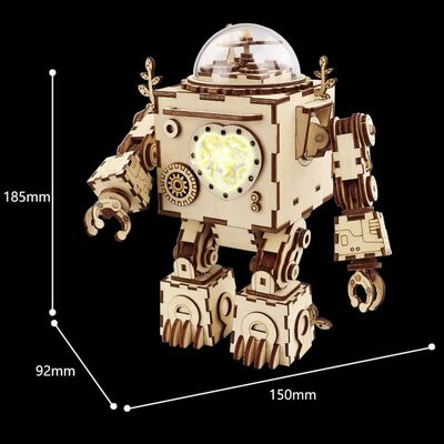 Robotime Kit maqueta DIY de caja de música Steampunk Orpheus