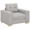 vidaXL Sof&aacute; Sill&oacute;n Nube Gris 100x78x80 cm Tela