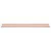 vidaXL Estante flotante 2 pcs Rosa 80 x 18 x 2,5 cm Acero