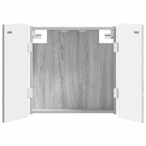 vidaXL Armario para dianas ZWOLLE Sonoma gris 52,5 x 10,5 x 57,5 cm