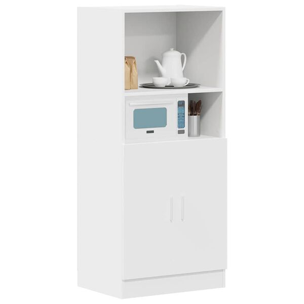 vidaXL Mueble de cocina madera de ingenier&iacute;a blanco 57x41,5x131,5 cm
