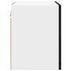 vidaXL Mueble colgante con puerta 2 pcs Roble Negro y 40 x 31 x 40 cm
