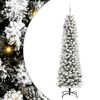 vidaXL &Aacute;rbol de Navidad artificial Blanco 210 cm PVC, Metal y Pl&aacute;stico