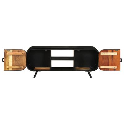 vidaXL Mueble para la TV madera maciza reciclada 110x30x45 cm