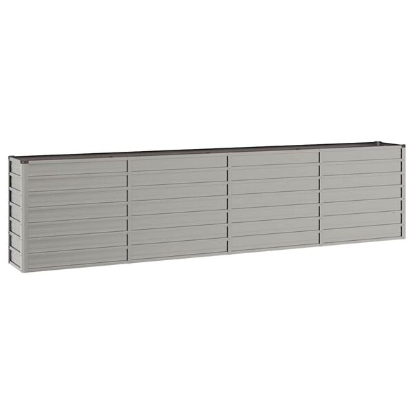 vidaXL Arriate oxidado de acero corten 320x40x77 cm