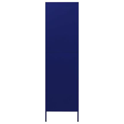 vidaXL Armario de acero azul oscuro 90x50x180 cm