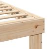 vidaXL Estructura de cama Marr&oacute;n 80 x 200 cm Madera de pino macizo