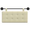 vidaXL Cabecera Colgante Crema 100 x 55 x 5 cm Cuero sint&eacute;tico