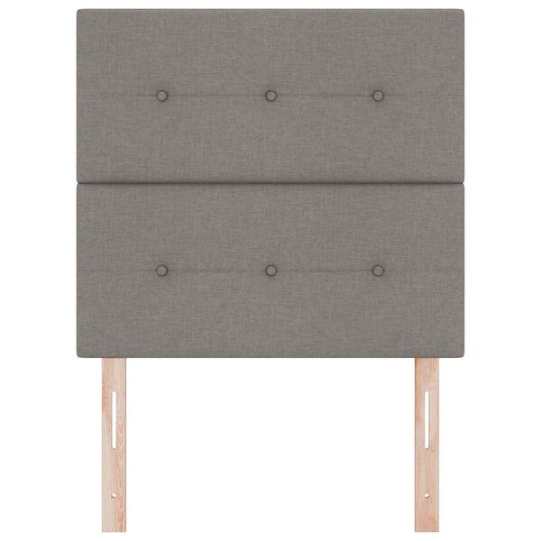 vidaXL Cabecero con cabecera Taup&eacute; 100 cm Cuero sint&eacute;tico