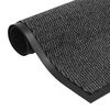 vidaXL Alfombra de entrada rectangular de nudo 60x90 cm antracita