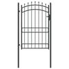 vidaXL Puerta de cerca con picos EMMEN 200 x 100 cm