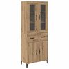 vidaXL Alacena Roble artisan 69,5 x 34 x 180 cm Madera de ingenier&iacute;a