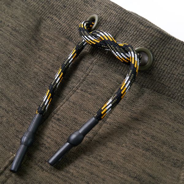 Pantalones de chándal infantiles caqui oscuro mélange 140