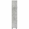 vidaXL Aparador alto con estante FLORIN Gris Concreto 60 x 35 x 182 cm