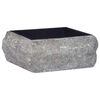 vidaXL Lavabo m&aacute;rmol negro 30x30x13 cm