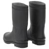 vidaXL Botas de agua negro n&uacute;mero 44 PVC