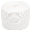 vidaXL Cuerda de barco polipropileno blanco intenso 10 mm 250 m