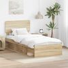 vidaXL Estructura de cama Sonoma 100 x 200 cm Madera de pino macizo