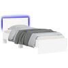 vidaXL Estructura de Cama con LED Blanco 80 x 200 cm
