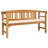 vidaXL Banco de Rosa Natural 157 x 46 x 82,5 cm