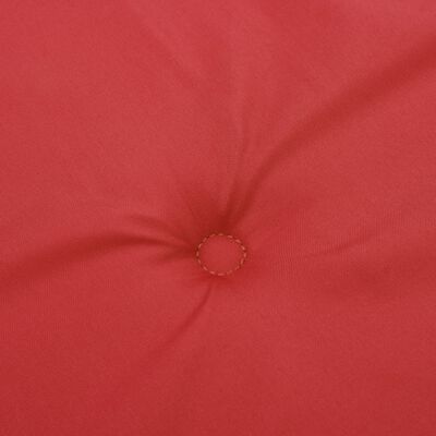 vidaXL Cojín de banco de jardín tela Oxford rojo 180x50x3 cm