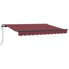vidaXL Toldo Retr&aacute;ctil Burdeos 300 x 200 cm tela
