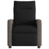 vidaXL Sill&oacute;n reclinable de masaje de tela negro