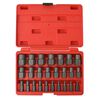 vidaXL Juego de extractores de tornillos de acero 10 piezas