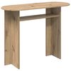 vidaXL Mesa Consola Roble artisan 100 x 39,5 x 75 cm